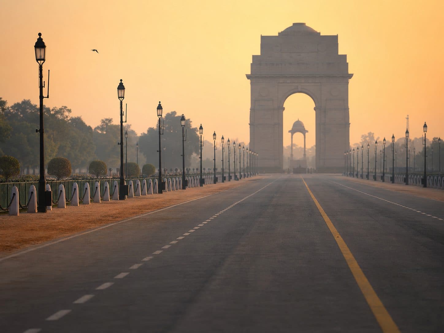 Delhi skyline